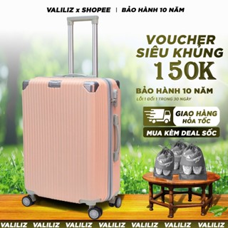 Vali du lịch góc kim loại cao cấp chống va đập Size 28 24 20 Nhựa ABS 867 BẢO HÀNH 10 NĂM