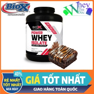 Power Whey Isolate BioX 2.27kg vị Socola – Tăng Cơ Nhanh, Hấp Thu Nhanh, Ít Béo