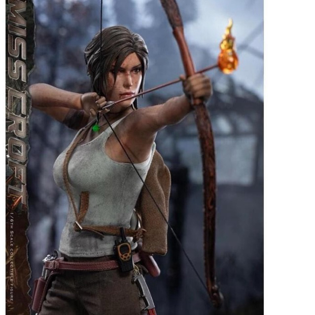 MÔ HÌNH SWTOYS - TOM RAIDER - LARA CROFT - 1/6 ACTION FIGURE SILICON.