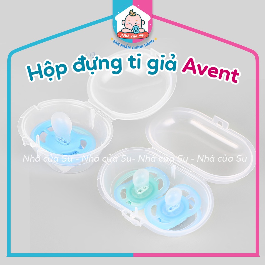 Hộp đựng ti giả gặm nướu Avent chính hãng Nhà của Su