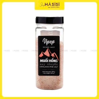 Muối Hồng Xay Nhuyễn Pakistan VIPEP - Himalayan Pink Salt 500g