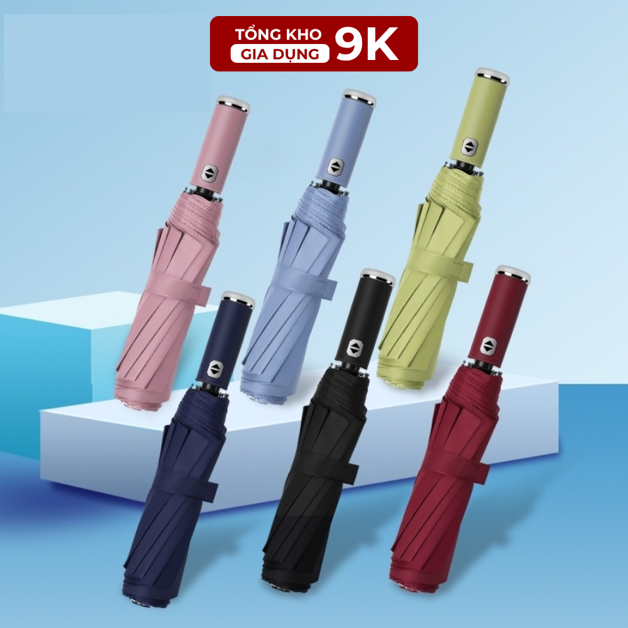 Ô Dù Che Mưa Ô Đi Nắng Gấp Gọn TỰ ĐỘNG 2 Chiều, Dù Chống Nắng Cầm Tay 3 Lớp Chống Tia UV