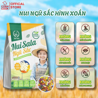 Nui Hữu Cơ Ngũ Sắc Hình Xoắn Thực Dưỡng Ăn Kiêng Rau Củ Tốt Cho Sức Khỏe