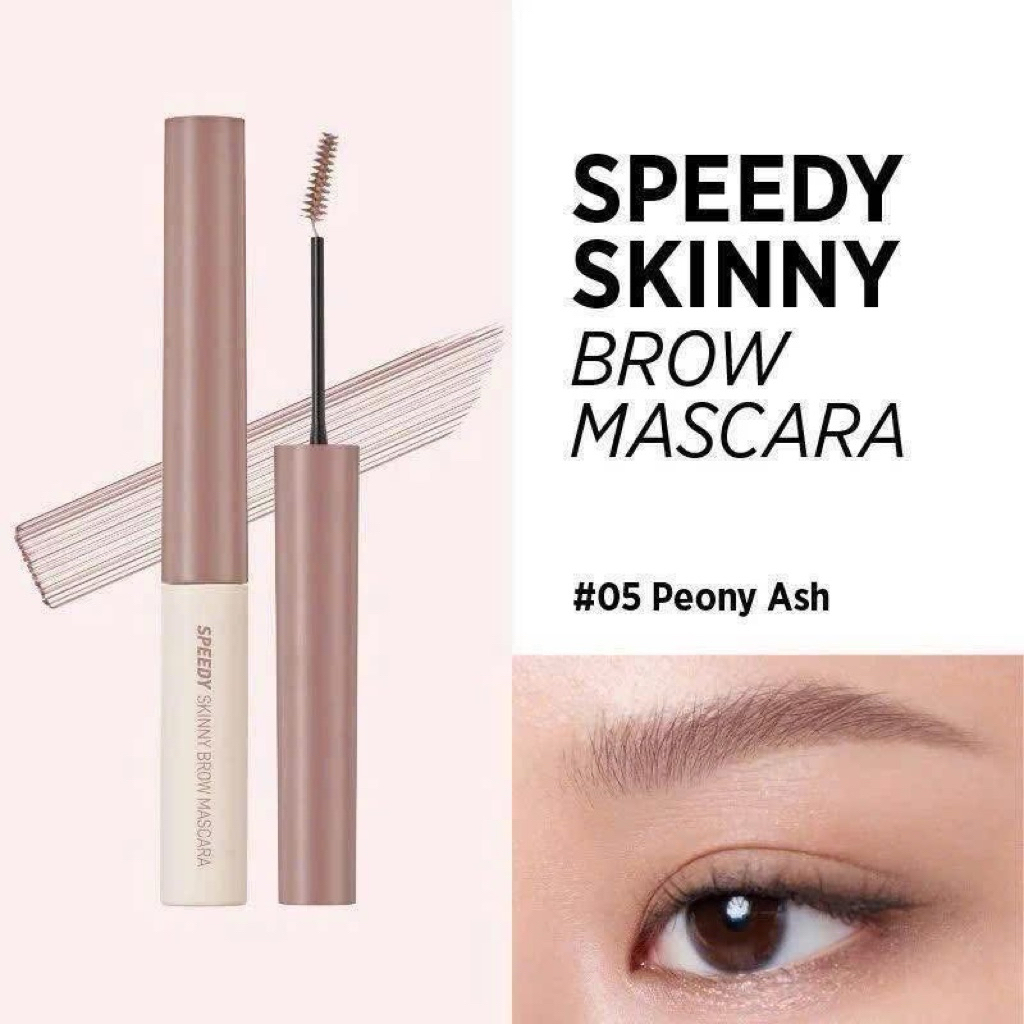 [CHÍNH HÃNG 100%] MASCARA LÔNG MÀY PERIPERA SPEEDY SKINDY BROW #05 PEONY ASH