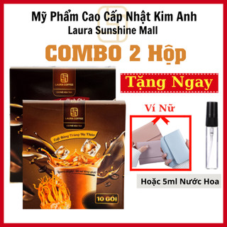 [Combo 2 Hộp] Cafe Nhật Kim Anh Laura Coffe (Hộp 10 gói)