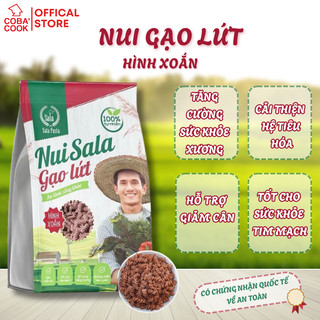Nui Gạo Lức Hữu Cơ Hình Xoắn Thành Phần Rau Củ Ăn Kiêng Giảm Cân Tốt Cho Sức Khỏe