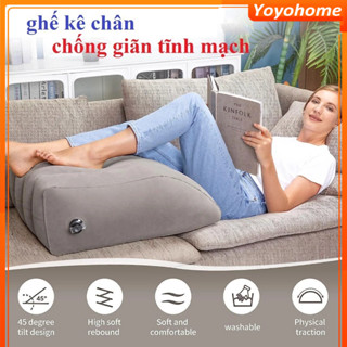 [🚚 Free shipping] Gối Kê Chân Bơm Hơi Chống Suy Giãn Tĩnh Mạch