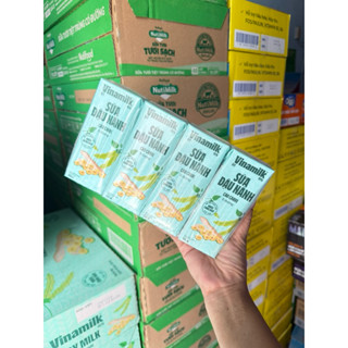 HSD:2/2026 Thùng 48 hộp VINAMILK SỮA ĐẬU NÀNH CAO CANXI ÍT ĐƯỜNG 180ml