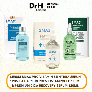  Serum Smas Pro Vitamin B5 Hydra Serum 120ml & Tinh Chất Cấp Ẩm SMAS HA Plus Premium Ampoule 100ml 