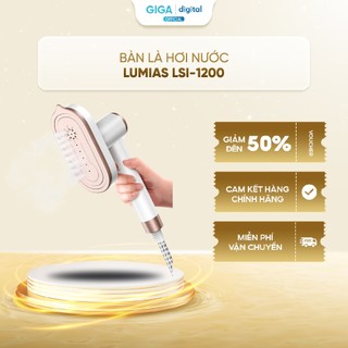 Bàn là hơi nước Lumias dung tích 1200ml LSI-1200 - Công suất 1700W, Đầu xoay 90°