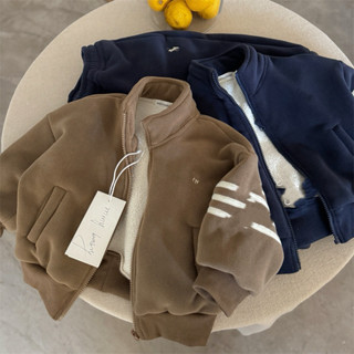 Set bộ nỉ nhung trần bông kéo khoá cho bé hàng quảng châu siêu ấm