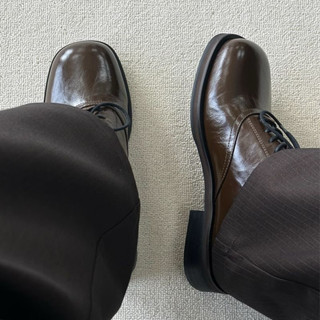 (ORDER) Giày Tây Nam Nữ Mũi Vuông Buộc Dây Derby Da Nhân Tạo Casual Đi Làm Hàn Quốc 2025 55805