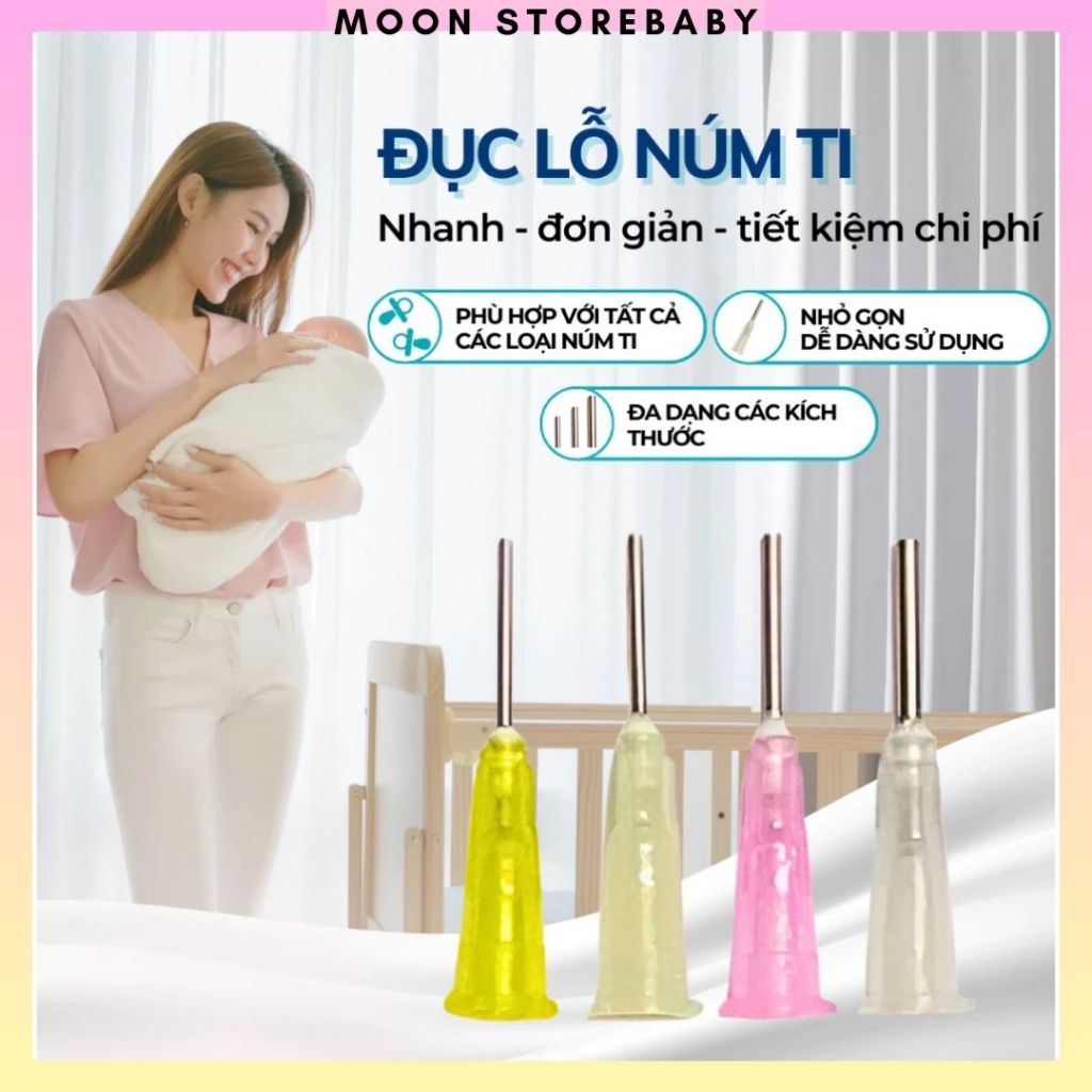 Moon store baby Dụng cụ đục núm ty giúp sữa chảy nhanh hơn