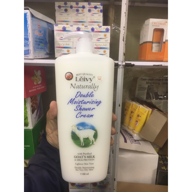 Sữa tắm dê Leivy 1150ml