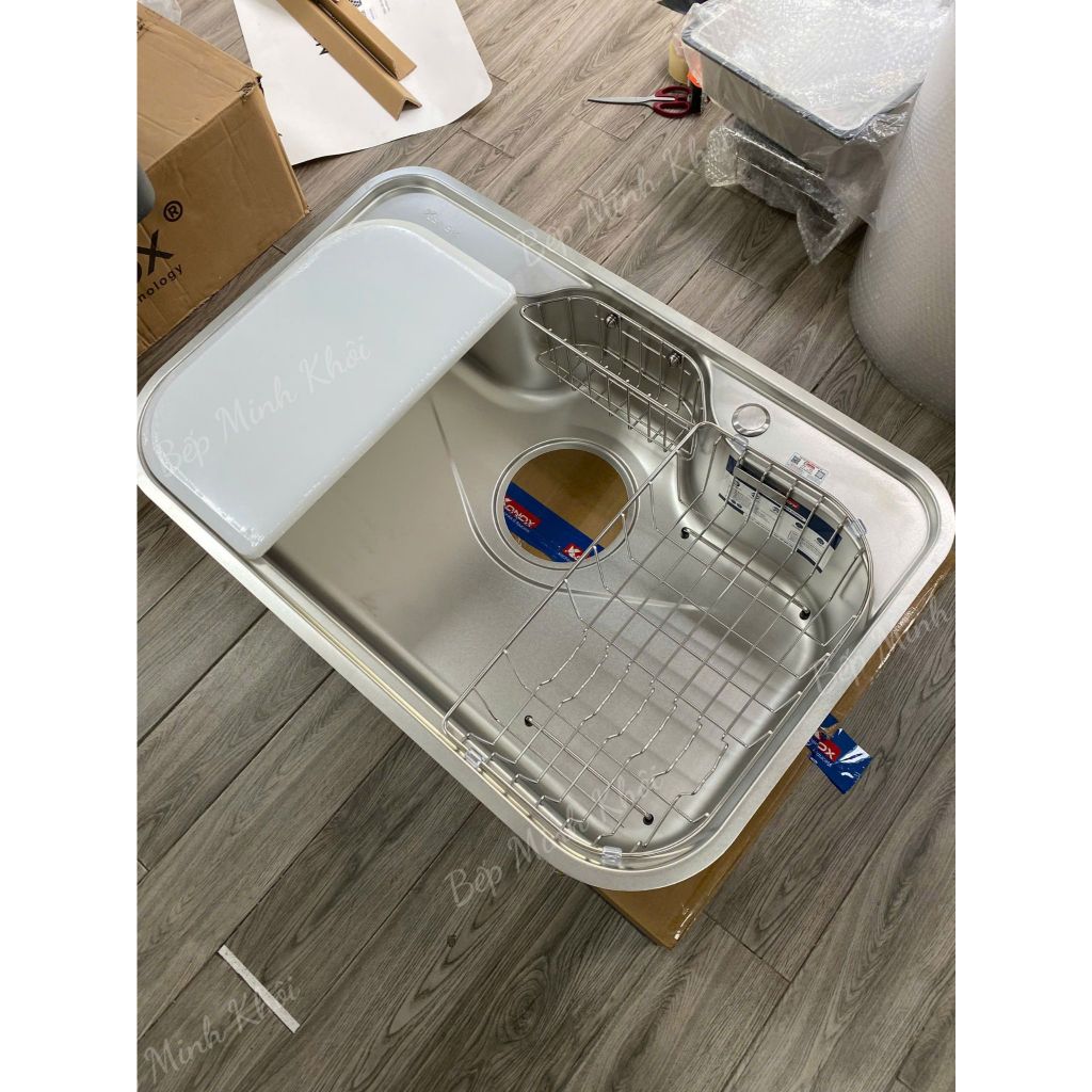 Chậu rửa bát phong cách Nhật bề mặt mịn Tari 9051SM, Chậu Konox cao cấp