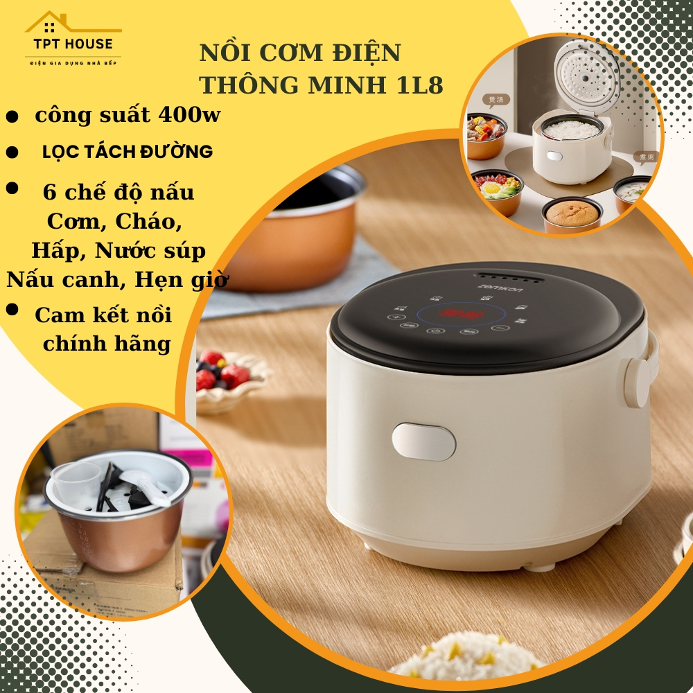 Nồi Cơm Điện mini Cuckoo, Nồi Cơm Điện Tử AQua Cảm Ứng Loại 1l, 1l2, 1l8 , Cam Kết Sản Phẩm Chính Hãng - Bảo hành 12t