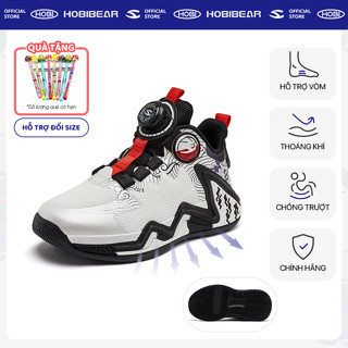 Giày bóng rổ chỉnh hình bàn chân Hobibear GS8188, giày thể thao hobi đế TPR cao cấp