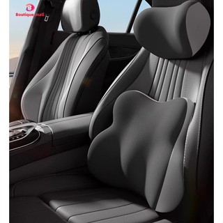 Gối tựa lưng ô tô công thái học BOUTIQUE, Miếng Lót Lưng Thoải Mái giảm đau mỏi, Đệm ghế nệm dựa văn phòng xe hơi