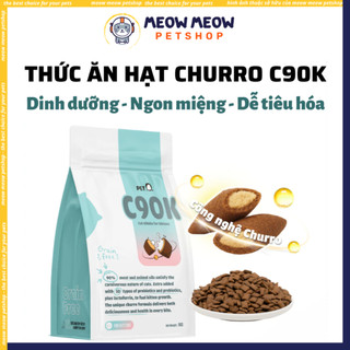  Hạt cho mèo con PETQ Churro C90K TÚI 1KG. Thức ăn hạt cho mèo con PetQ 90% từ thịt sữa non 