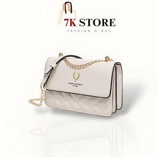 Túi xách nữ đeo chéo vai đẹp basic trẻ trung dáng vuông nhiều ngăn dây xích có hộp full box 7K STORE TX26