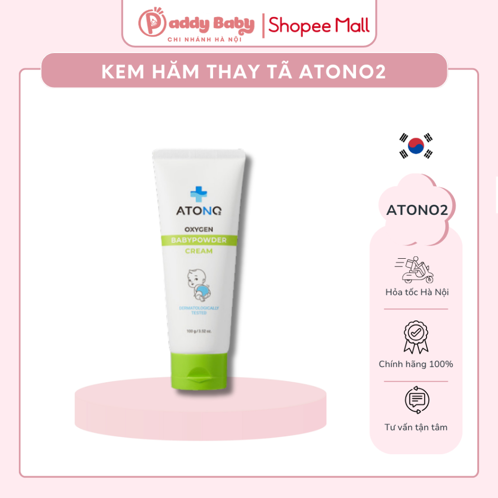 Kem Chống Hăm Tã Oxygen Babypowder cream ATONO2