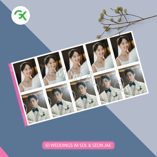 ID Photo BYEON WOO SEOK - Kim Hye Yoon - Film Lovely Runner - Size 3x4cm