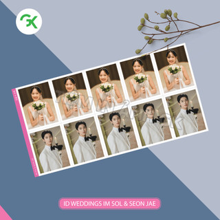 ID Photo BYEON WOO SEOK - Kim Hye Yoon - Film Lovely Runner - Size 3x4cm