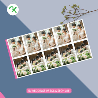 ID Photo BYEON WOO SEOK - Kim Hye Yoon - Film Lovely Runner - Size 3x4cm