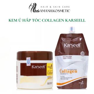  Kem hấp ủ xả tóc COLAGEN KARSEELL  túi 500ml – hũ 500ml phục hồi siêu mềm mượt tóc 
