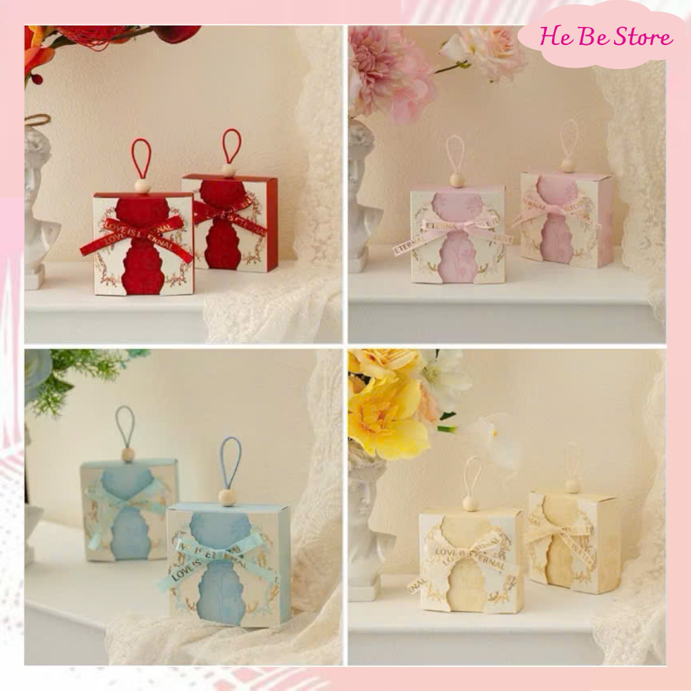 [2 Size ] Hộp đựng quà tặng mini Daisy, hộp quà cưới giỏ quà Tết, hộp socola Valentine - Daisy Store