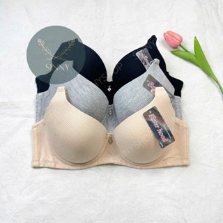 Áo ngực nữ bigsize Thái cup C có gọng, áo lót đệm mỏng chất cotton mềm mịn Sisterhood 2601, Sinny