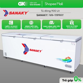VH-1199HY - Tủ Đông Sanaky Dàn Đồng VH-1199HY DUNG TÍCH THỰC SỬ DỤNG 900 LÍT [Freeship HCM]