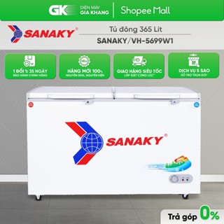 VH-5699W3 - Tủ Đông Inverter Sanaky VH-5699W3 - 1 NGĂN ĐÔNG,1 NGĂN MÁT,2 CỬA,365 LÍT [Freeship HCM]