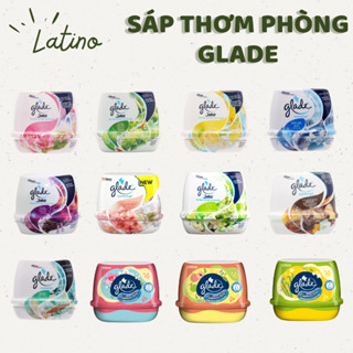 Glade sáp thơm 180g khử mùi làm thơm xe, toilet 12 mùi hương (Hàng chính hãng) - Latino