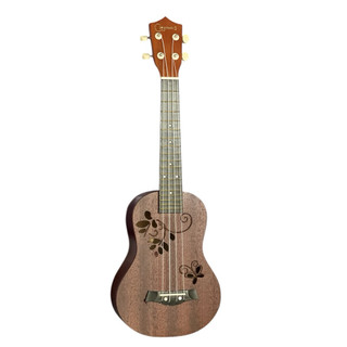 Đàn Ukulele Concert Gỗ 23inch Love Music Cao Cấp Chất Lượng ( tặng kèm đầy đủ phụ kiện)