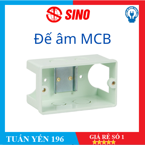 Đế âm tường chống cháy gắn CB có bát gài Vanlock Sino