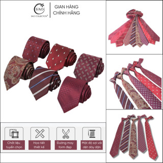 Cà Vạt Nam 8cm lụa cao cấp – Trơn sang trọng, đi làm/dự tiệc, phong cách lịch lãm (CVN8-L23)