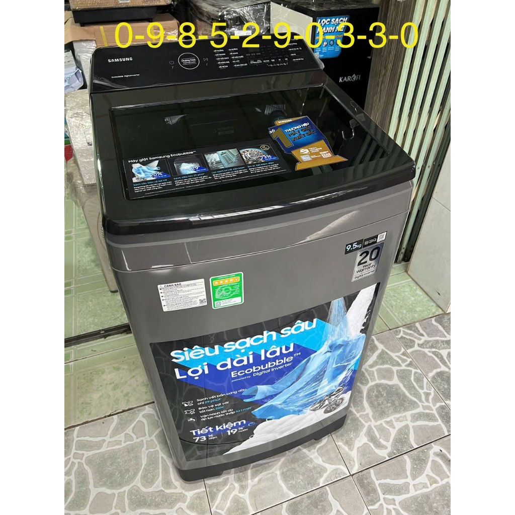 Máy giặt Samsung Inverter 9.5 kg WA95CG4545BDSV ( Hàng xã kho giá rẻ - bảo hành chính hãng – SX Thái