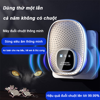 【2025 TỰ ĐỘNG ĐỔI TẦN Máy đuổi chuột siêu âm 220V - Đuổi chuột vật lý, tiết kiệm 1.5W, an toàn cho mẹ và bé