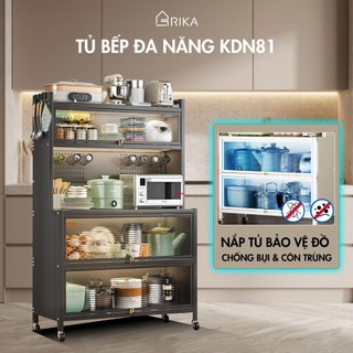  Kệ Nhà Bếp Rika  KDN81 Để Đồ Đa Năng Thông Minh  Kệ Tủ Đa Năng Thông Minh Có Bánh Xe Xoay 360 Hàng Nhập Khẩu 