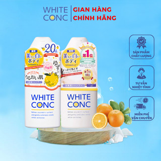  Sữa tắm trắng da toàn thân Body Vitamin C White Conc Nhật Bản 150ml 360ml 600ml 