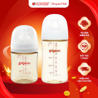Bình Sữa Pigeon Softouch Baby-Friendly World PPSU Cao Cấp Plus WN3 Thế Hệ Thứ 3 Chịu Nhiệt Tốt - Bibomart