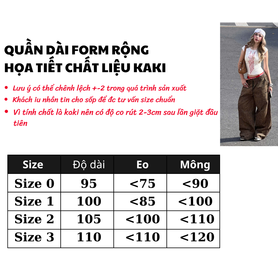 (ĐEN STUDIO) QUẦN KAKI FORM RỘNG HỌA TIẾT BEO + CAMO ĐEN STU ( Q9 ) | BigBuy360 - bigbuy360.vn