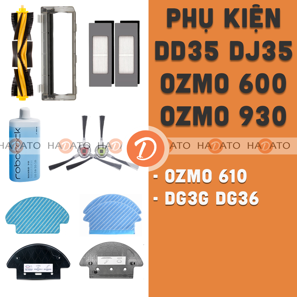 Phụ kiện robot DD35 DJ35 OZMO 600 610 930 DD4G DG3G m81 m85 m88 r95 r96 r98 [D4][D5] ####