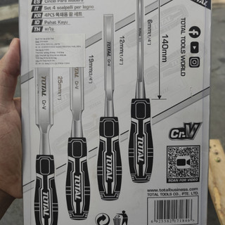 Bộ 4 Cái Đục Gỗ THT41K0401 TOTAL