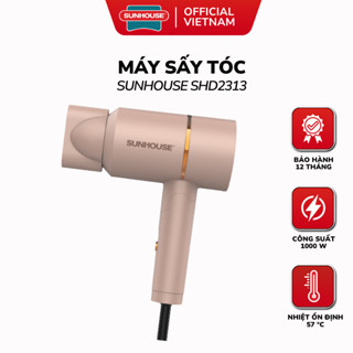 Máy Sấy Tóc Sunhouse SHD2313 - Công Suất 1000W, Tay Cầm Gấp Gọn Tiện Lợi - Bảo Hành 12 Tháng