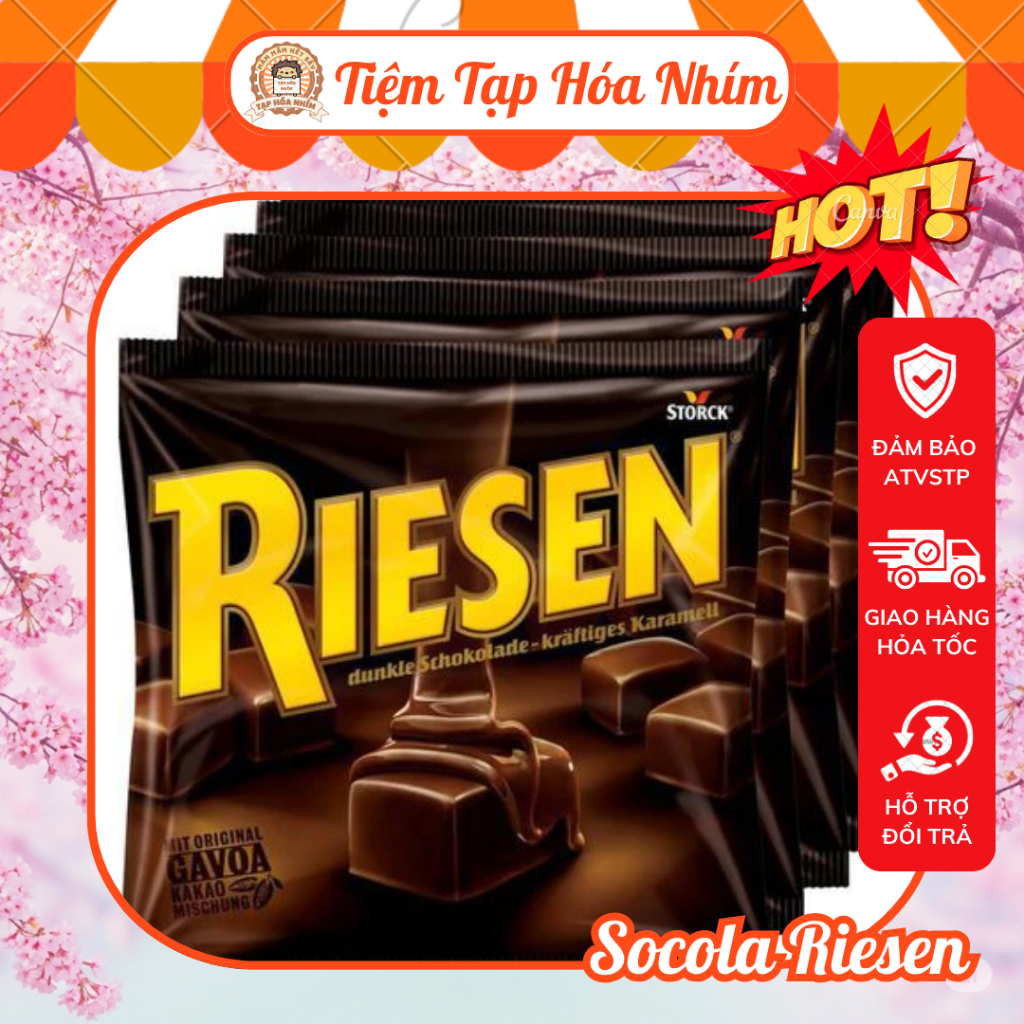 Kẹo socola Riesen Storck Đức 377g (3 loại)