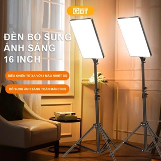 Đèn LED chữ nhật 16/19 Inch hỗ trợ livestream đèn led chụp ảnh studio chuyên nghiệp Đèn trợ sáng Led bảng RL16