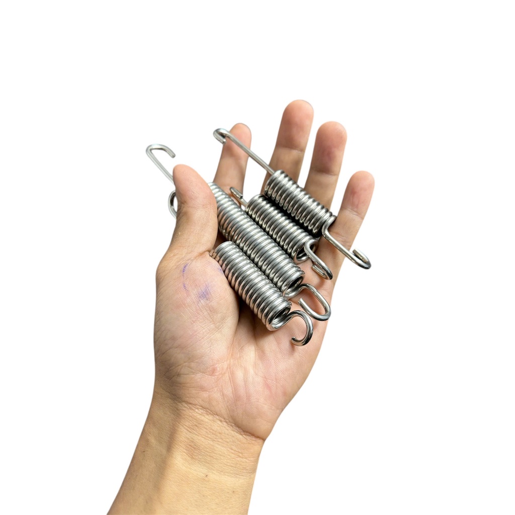 Lò xo chống nghiêng, chống đứng inox 304 cho Ya và Hd gắn được cho nhiều dòng xe Ex150, Si, Rai fi, Vario, Win,(MÃ04)..