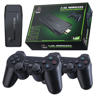 【Free ship Game Stick 4k V2 Pro 2023 64GB-10.000 trò + 50 game mới tải thêm máy chơi game cầm tay không dây 